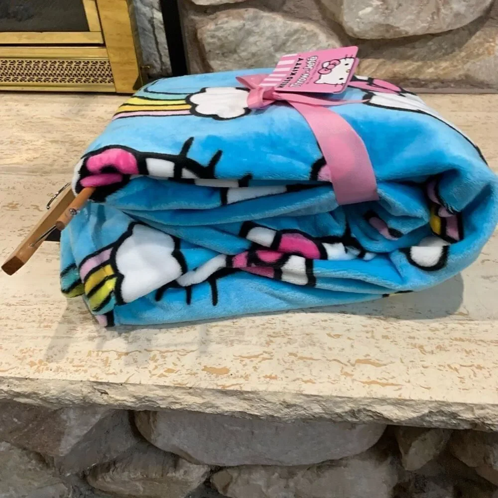 Hello kitty Rainbow blanket